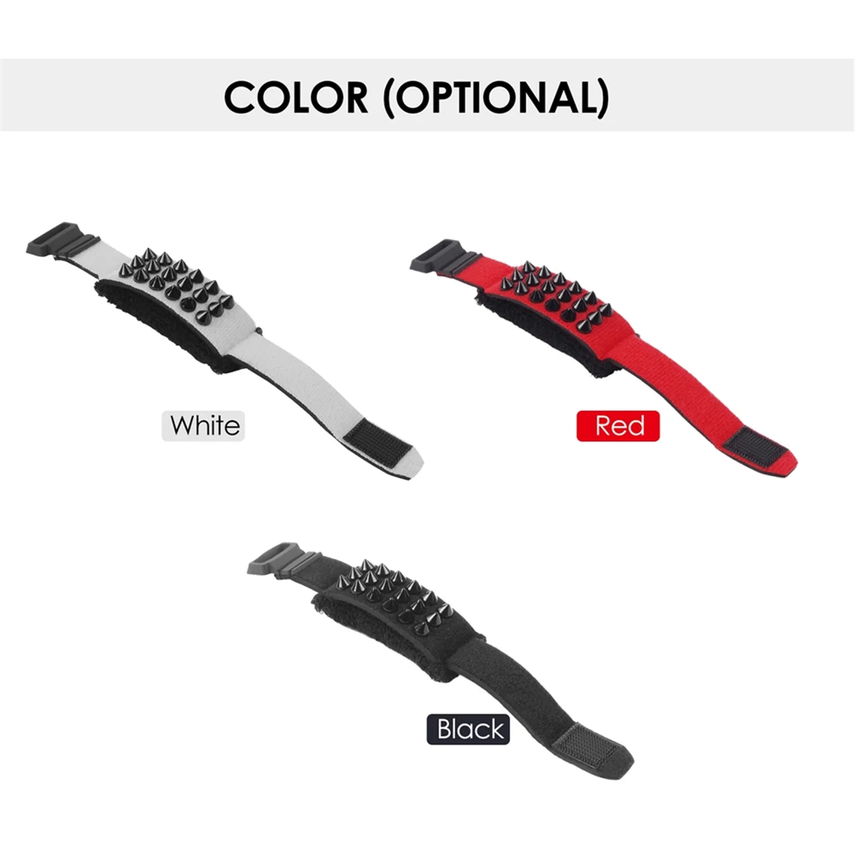 ABXHH Guitar String Mute Strap Guitar Fretboard Muting Wrap Punk Style String Dampener String Muter for 7-String Guitar Bass,B