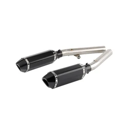 For Honda CBR1100XX Blackbird 1996 to 2016 CBR 1100 XX Escape Motorcycle Exhaust Muffler With Mid Link Pipe System Slip-on