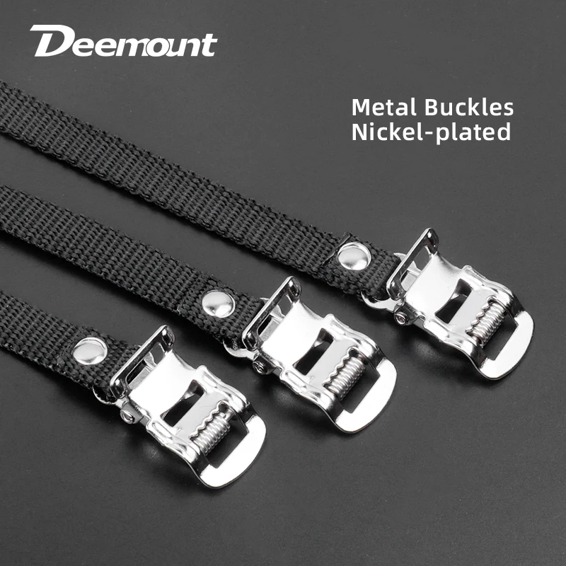 Deemount 1 Pair Cycle Pedal Non Slip Strap Bike Spinning Cycling Shoe Toe Casing Tie Rope Bike Workout Security Belts