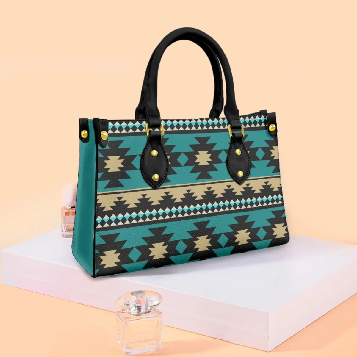 FORUDESIGNS Aztec Geometric Pattern Female Evening Bags Ethnic Tribal Style Women's Handbags Stylish New Square Bag Women