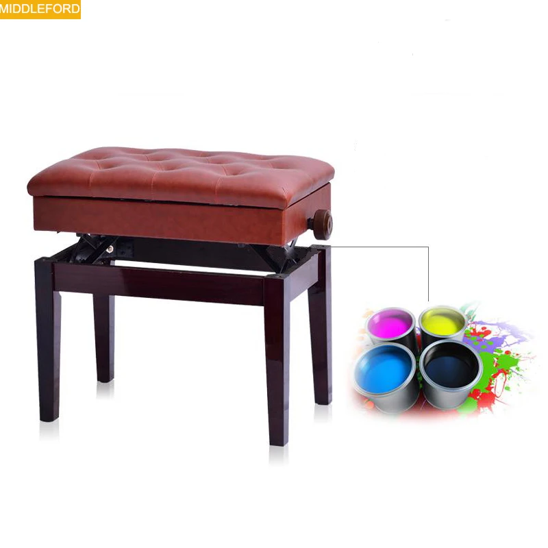 

HooquBest Modern Adjustable Wood Piano Bench Stool From China