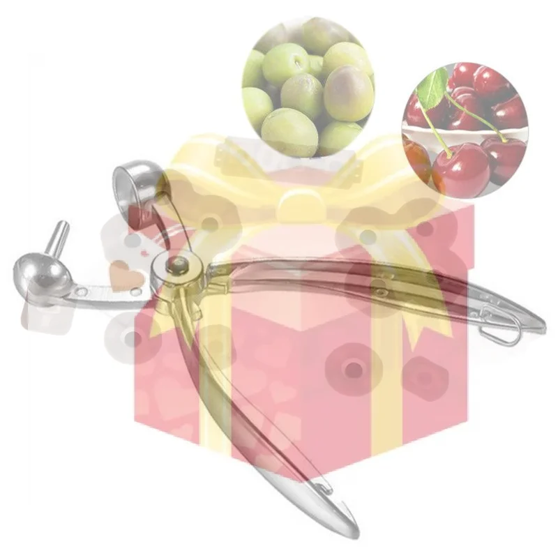 

【HG】Cherry Fruit Kitchen Pitter Remover Olive Corer Remove Pit Tool Seed Gadge Fruit and Vegetable Kitchen Tools Nutcracker