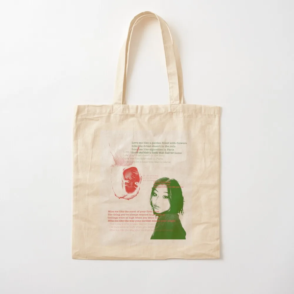 Beabadoobee Ceilings lyrics Tote Bag Customizable tote custom bags for women canvas