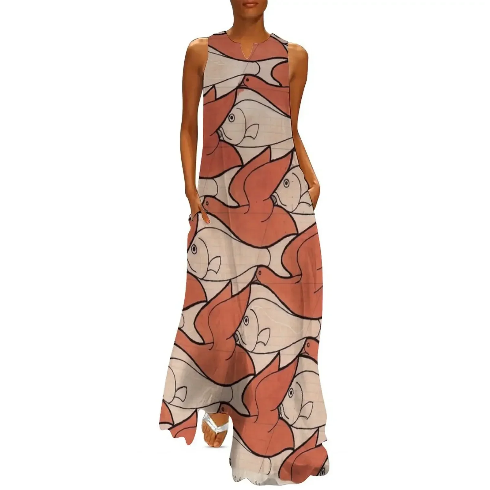 

maurits cornelis escher, m c escher paintings, m c escher artwork Long Dress women's clothing trend 2025 Dress