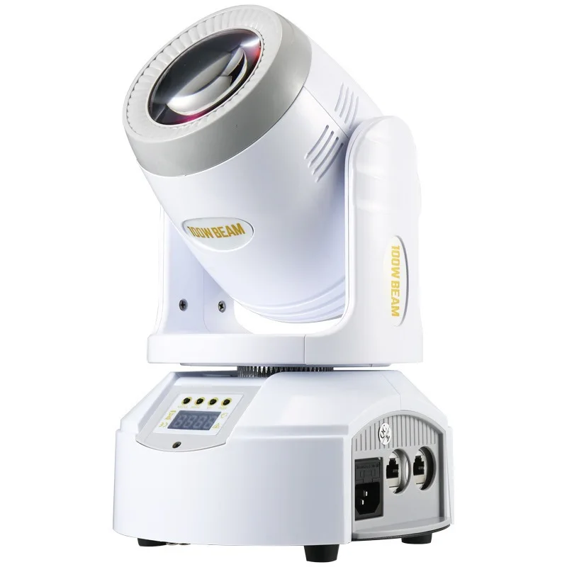 &*Q 100W small steel cannon beam of light pattern light KTV moving head embedded LED rotating colorful