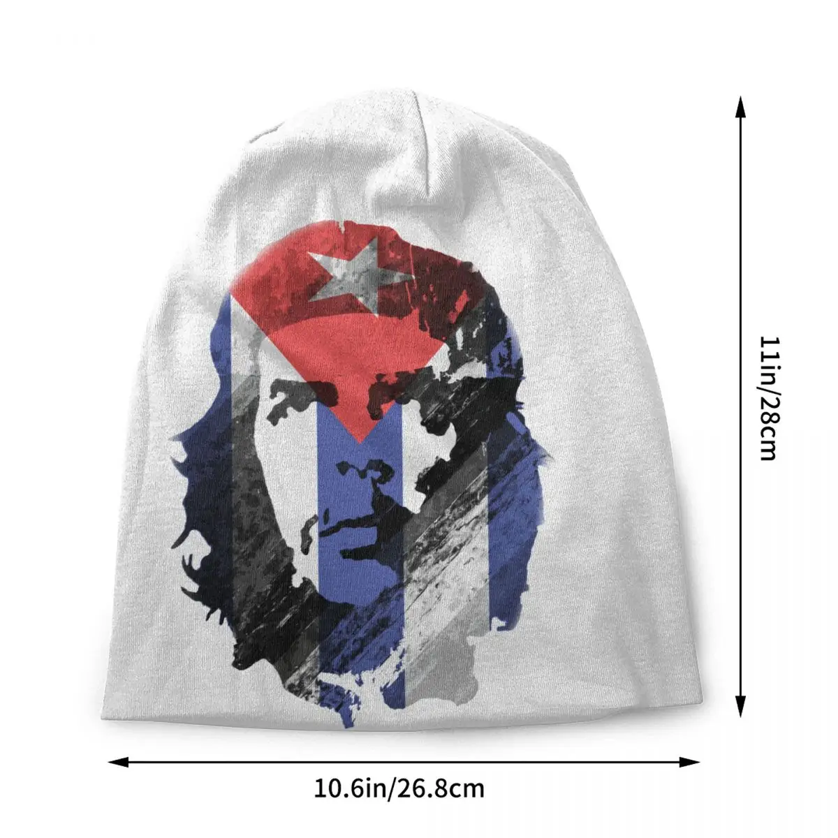 Che Guevara Cuba Flag Beanie Cap Unisex Winter Warm Bonnet Femme Knit Hat Outdoor Ski Cuban Revolution Skullies Beanies Hats