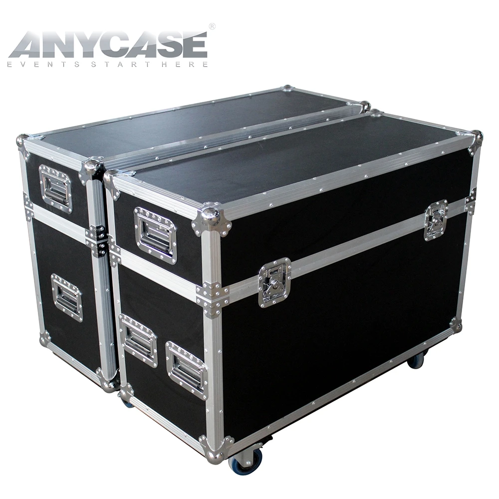 Aluminum Flight Case Box Trolley Case With Custom Size for Equipment