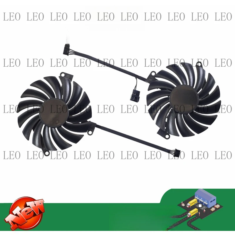 

SS 85MM FSH9010B Graphics Card Cooling Fan For PNY GeForce RTX 3060 3060 Ti Verto