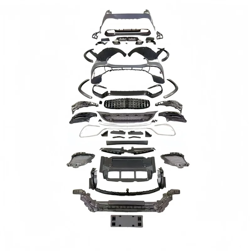 High Quality GLS63 Style Body Kit With Front Rear Bumper For GLS W167 Perfect Fit Non-destructive Installation Upgrade Parts