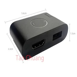 WNW2H FOR Dell DA20u USB-C to USB-A/HDMI Adapter 5V-3A Converter Plug and Play 0WNW2H