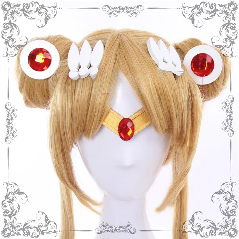 

Moon Rabbit Sailor Girl Headwear Hairband Hairpin Cosplay Props Moon Nelace Ear Jewelry Anime Cartoon Accories