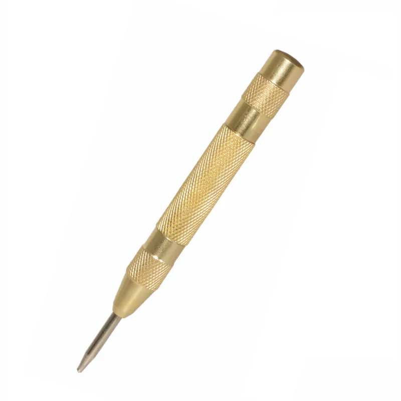 Spring automatic center drill bit, glass breakage punch, woodworking position, starting hole marking, locator, drilling tool