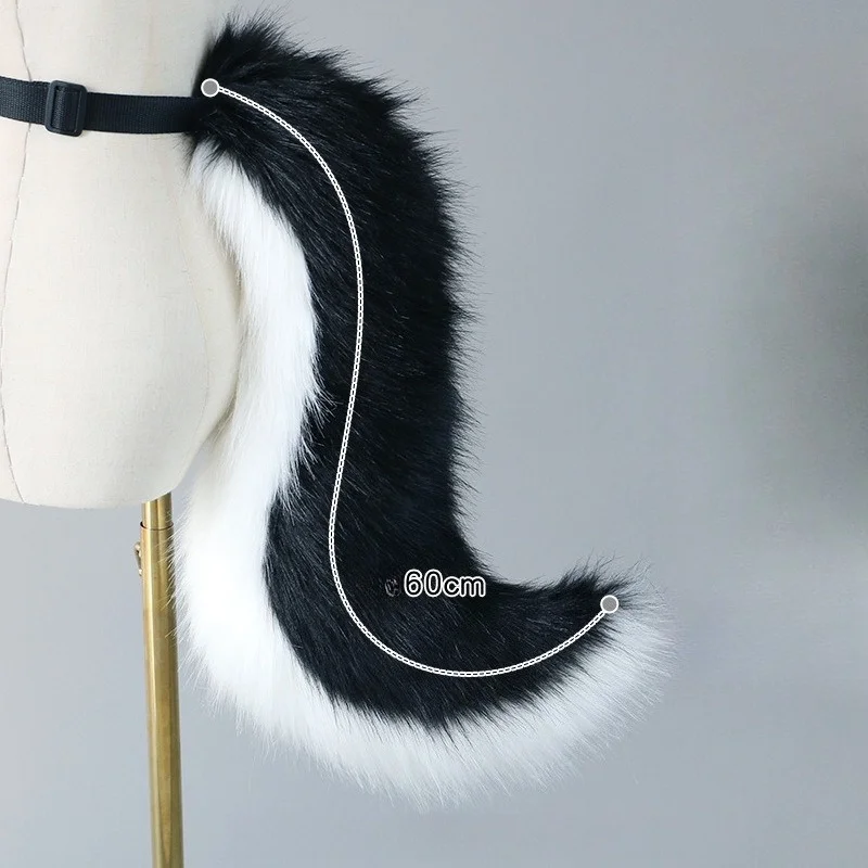 اليدوية الوحش الذيل اللباس أفخم لطيف الذئب الذيل حزب تأثيري الدعائم حزب محاكاة الوحش الذيل زي مجموعات الإكسسوارات