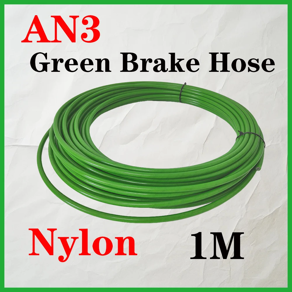 

Green Stainless Steel Braided Motorcycle Hydraulic Brake Line Clutch Oil Line Hose for Motorcycle Dirt Bike Moped Modified Pipe