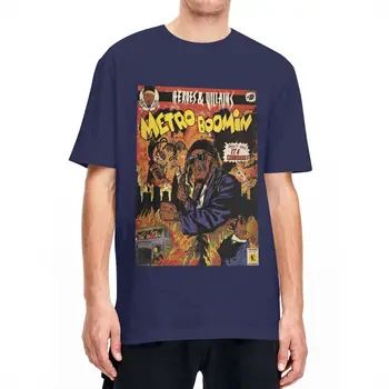 레트로 메투투 티셔츠 유니섹스 라운드 넥 반팔 탑스 메트로 부민 코튼 여름 의류