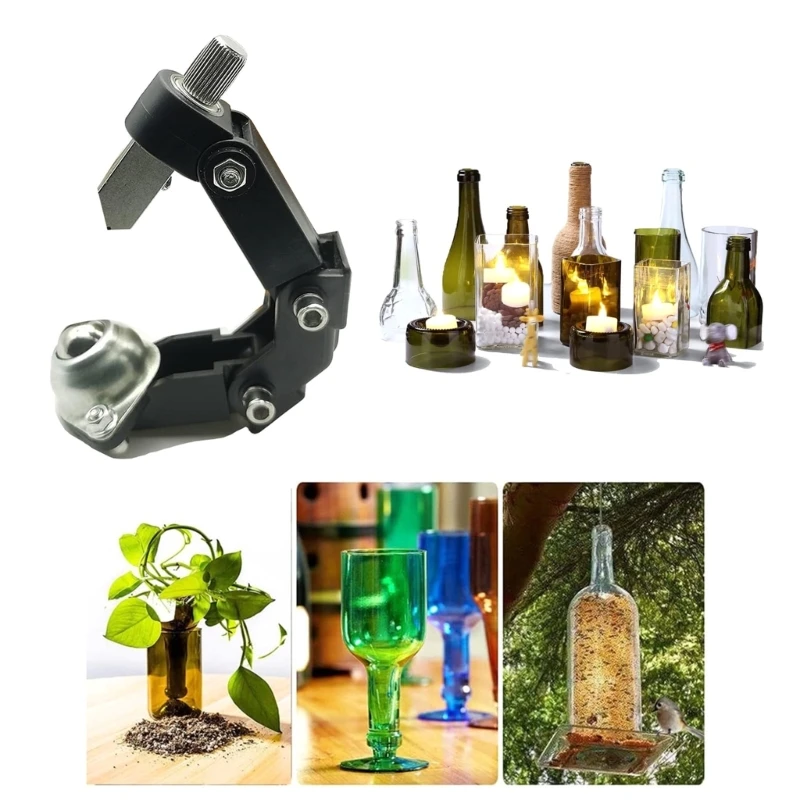 Glass Bottle Cutter Bundle Cutting Tool Glass Bottle Cutter for DIY Project Crafts Cutting Machine
