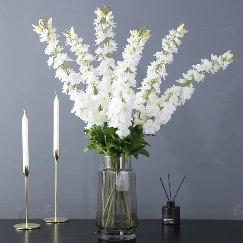 Artificial Delphinium 106CM Wedding Decoration Home Furnishings Artificial Flower Silk Flower Hotel Lobby Floral Accessories