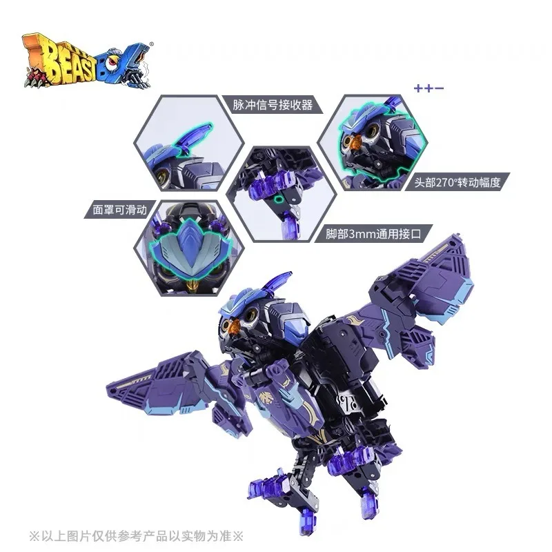 Nieuwe 52TOYS Originele [BEASTBOX] Beast Box Serie Nocturne Uil Transformatie Speelgoed DF Limited Edition Mech Model Trendy Play Spot