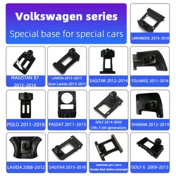 Car Bracket Base For vw Volkswagen Magotan Lavida Sagitar Passat Golf 8 Tiguan Polo T-ROC Buckle Base Fixed Phone Special Holder