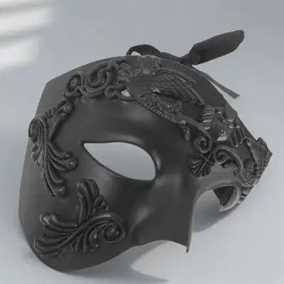 

Roman Soldier Masquerade Mask Halloween Party Men Masquerade Ball Mask Vintage Style Lightweight Comfortable Cosplay