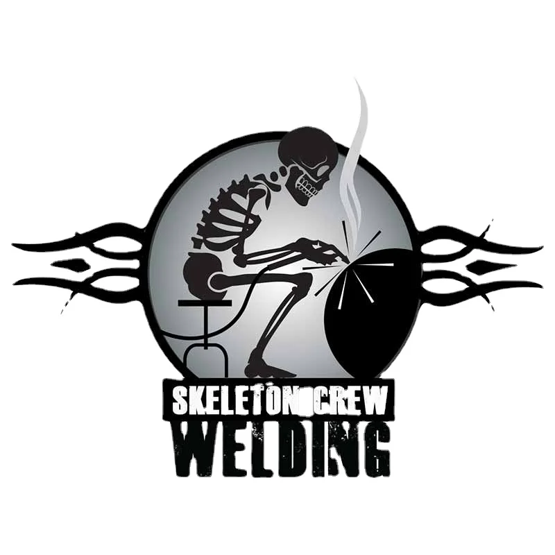 

13/17 CM For Skull Welding DIY Motorcycle Car Stickers Fine Decal Vinyl Material Refrigerator Scratch-proof Decor M216