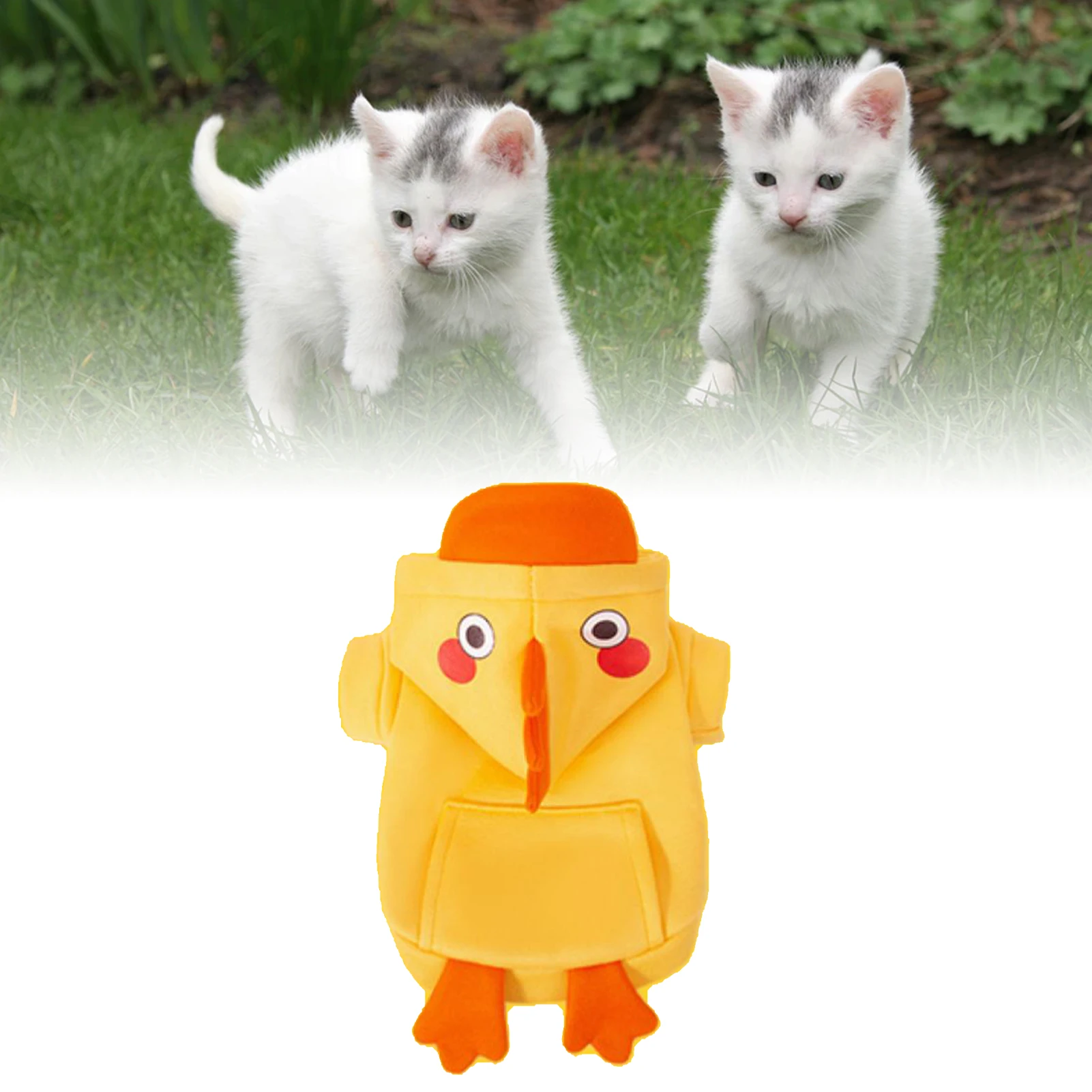 Disfraz Adorable para Gatos, Sudadera con Capucha para Gatos, Estilo Animal, Cálido para Otoño e Invierno, Disfraz Adorable para Gatos, Gatitos y Cachorros