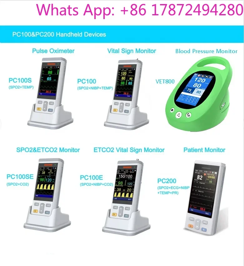 Animal Pet Handheld Monitor, Mini Veterinary Blood Pressure Instrument