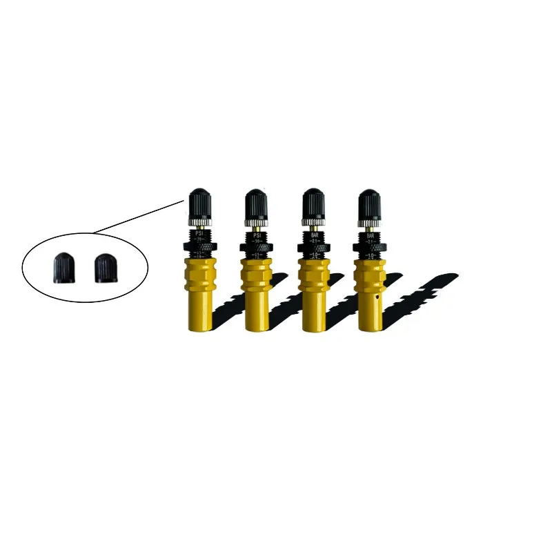 

Screw-On Automatic Tire Deflator Adjustable Auto-Stop Tire Deflator Valve Kit Air Down For Offroad 4X4-M54K