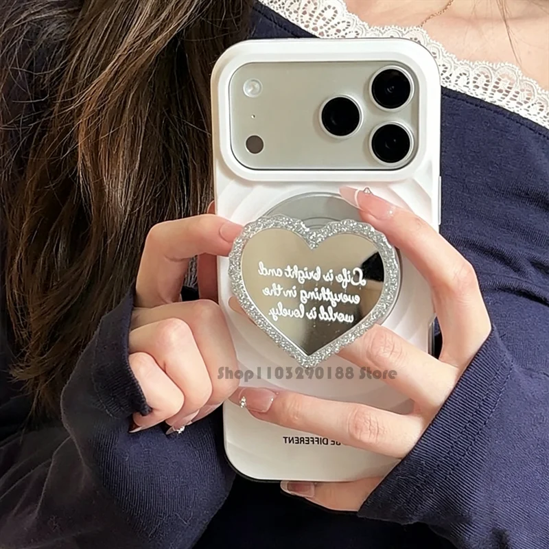 

Милый магнитный держатель для телефона в форме сердца Griptok, подставка для iPhone и планшетов, совместимый с MagSafe Smart Tok