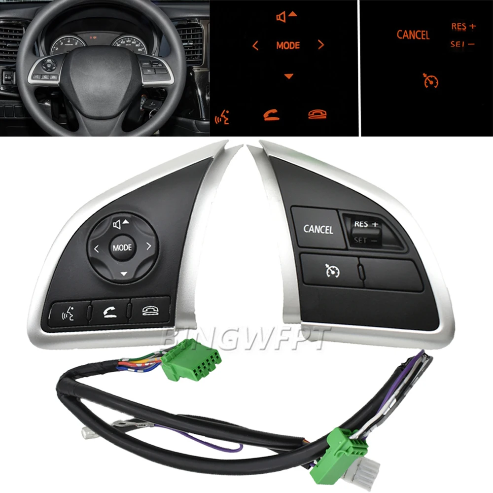 Audio Radio Cruise Control Switch Steering Wheel Button For Mitsubishi ASX 2013-2019 For Mitsubishi L200 2015 Mirage  2012-2015