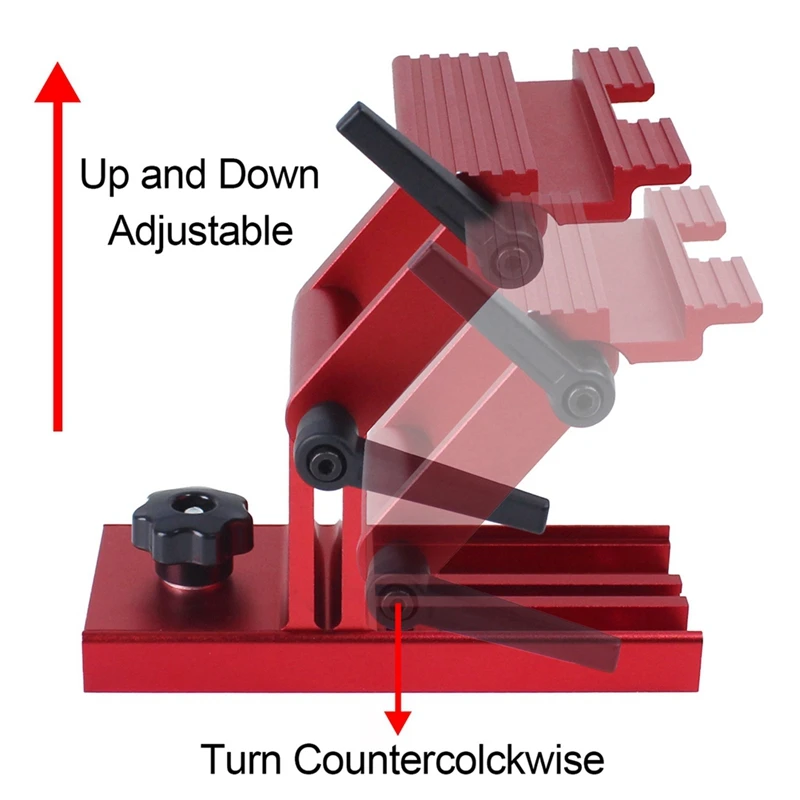 Woodworking Adjustable Replacement Tool Rest Sharpening Jig For 6/8 Inch Bench Grinders & Knife Sharpener System Tool