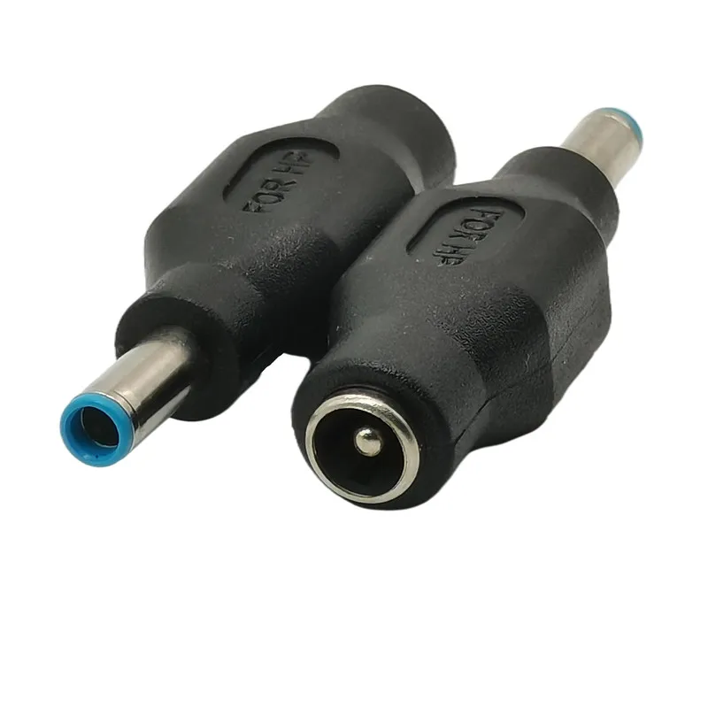 4.5*3.0mm Male Plug with Needle to 5.5*2.1mm Female Jack DC Power Charger Connector Adapter Laptop Charging for HP