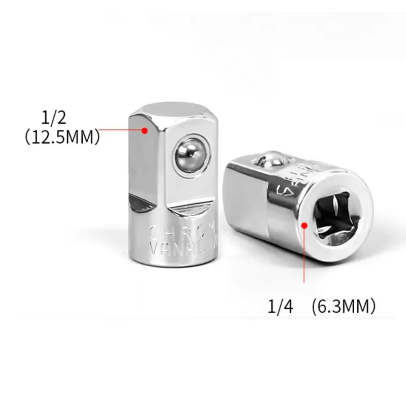 Binoax 1Pcs Converter Adapter Reducer Chrome Vanadium Steel