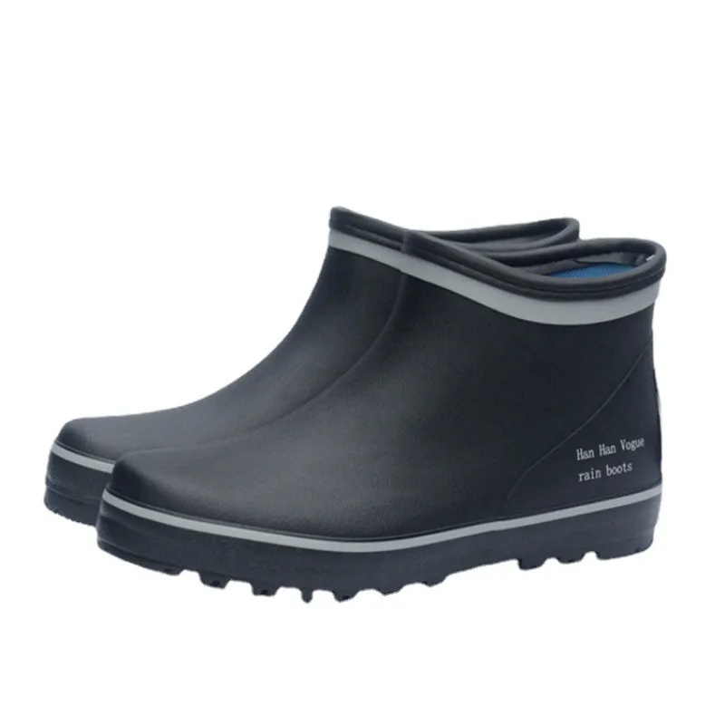 

Rain Boots Men or Women Fishing BootsSoft Rubber Low Cut Short Tube Parent-Child Fishing Shoes Fashion Rubber Shoes