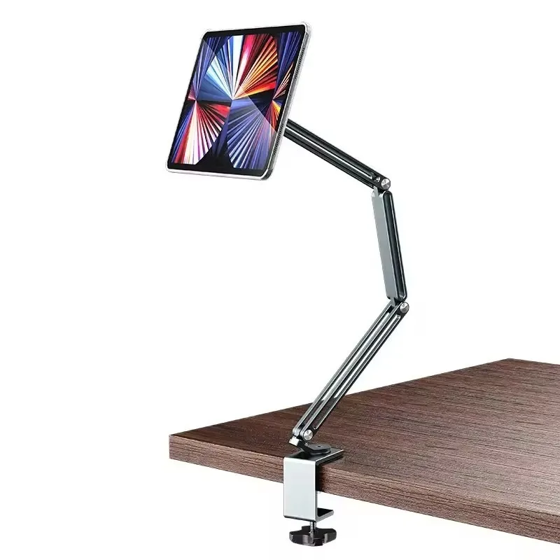 Magnetic Stand Aluminum Alloy 360 Rotation Portable Folding Desktop Magnetic Phone Holder Mount Lazy Phone Tablet Stand for Ipad