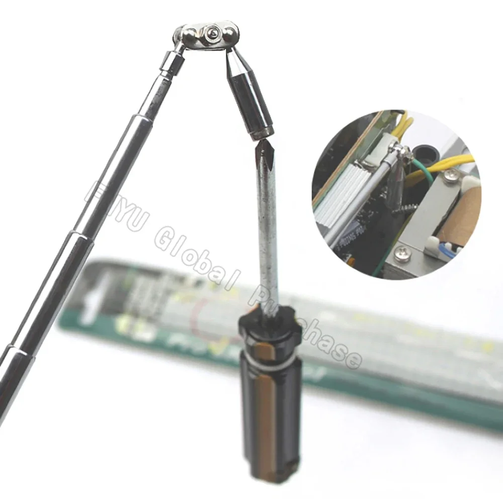 Pro'sKit MS-323 Tragbare Starke Magnetische Pick Stange Schraube Magnetische Pick Up Stange Werkzeug Stick Teleskop 178-582 MM Magnet 1LB