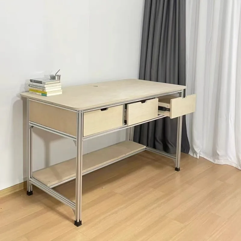 Scrivania per computer Scrivania da tavolo con cassetti Scrivania Camera da letto di casa Tavolo da trucco Tavolo da studio moderno e minimalista