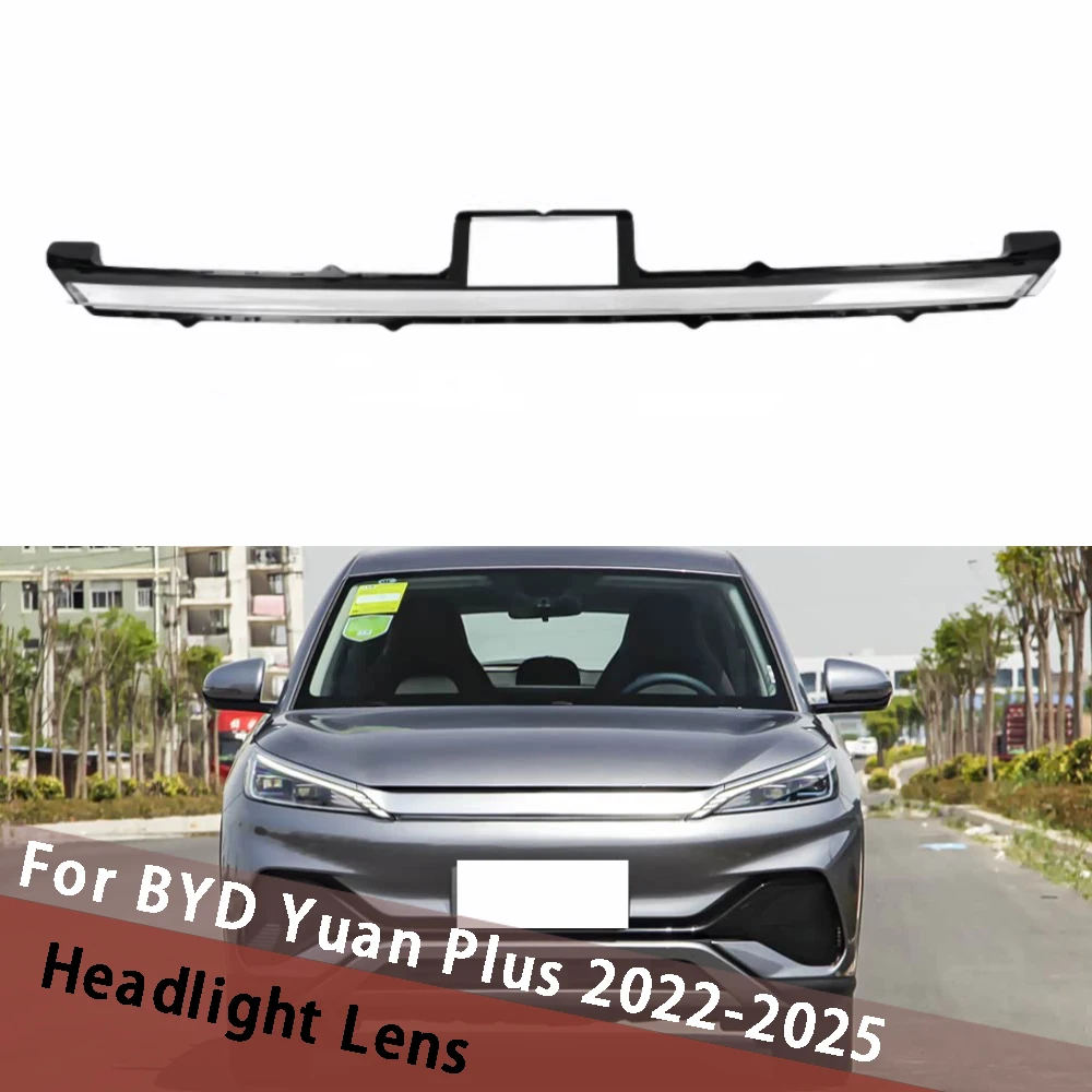 

For BYD Yuan Plus 2022 2023 2024 2025 Front Through Headlight Cover Lampshade Lamp Case Headlamp Shell Plexiglass Replace