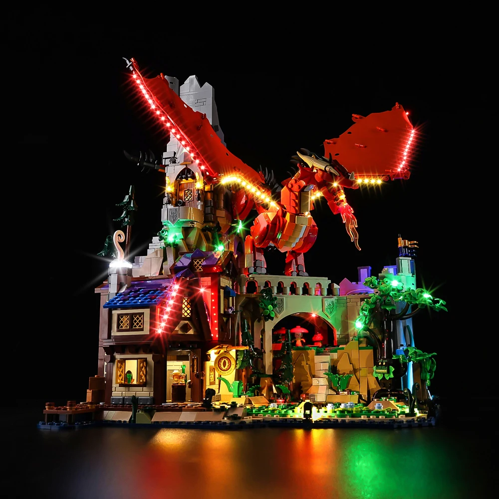 

Набор освещения для LEGO Dungeons Dragons Red Dragons Tale RC Версия не включает строительный блок (только комплект светодиодных фонарей)