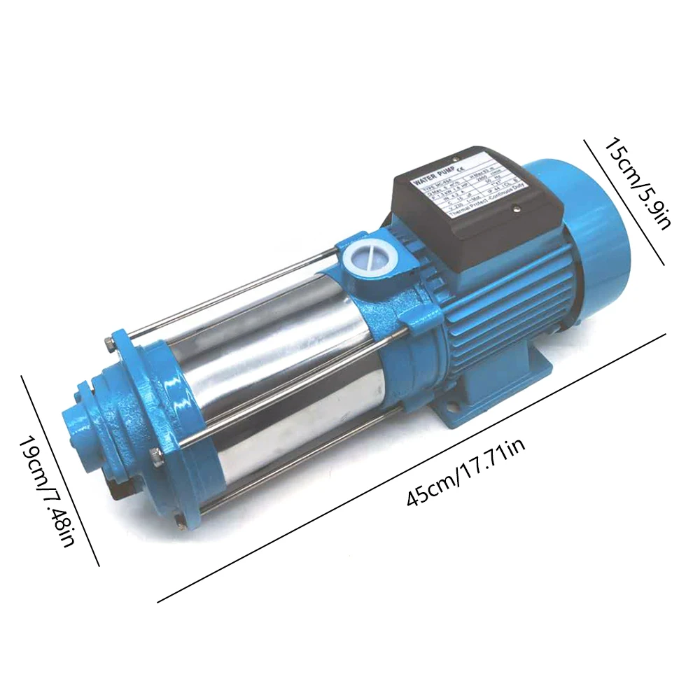 1300W/2200W 1 inch Centrifugal Pump Household Waterworks Garden Pump Pump Control IP44