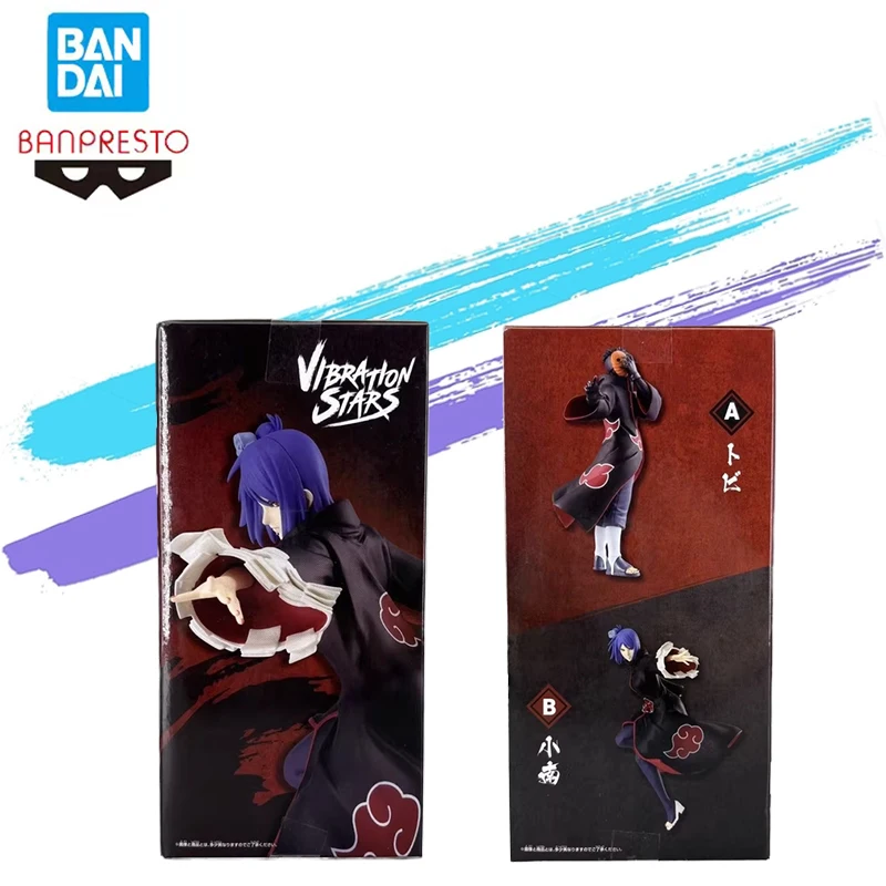 

Instock Bandai Banpresto Naruto Vibration Stars Konan Sasori Deidara Decoration Collect Gift Toy Anime Action Figures Model