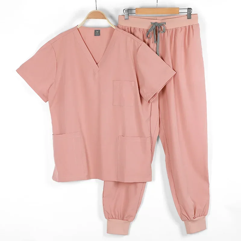 

Nurses Scrubs Uniform Women Scrub Sets Nursing Accessories Hospital Surgery Gowns Dental Clinic Beauty Salon Workwear