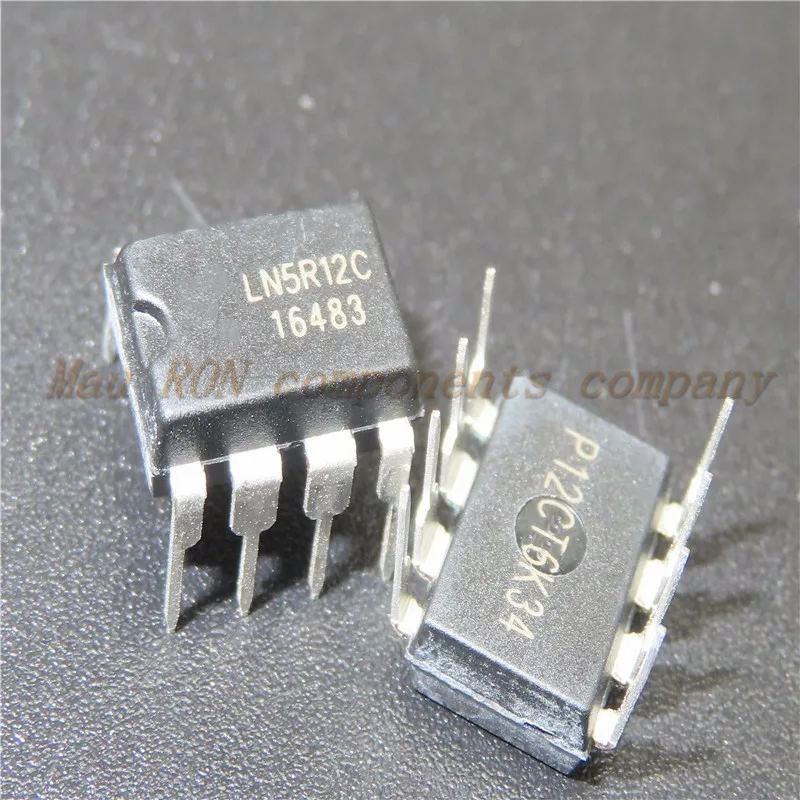 10PCS/LOT LN5R12C LN5R12 DIP-8 Switching power supply 5V2A 12V1A New In Stock