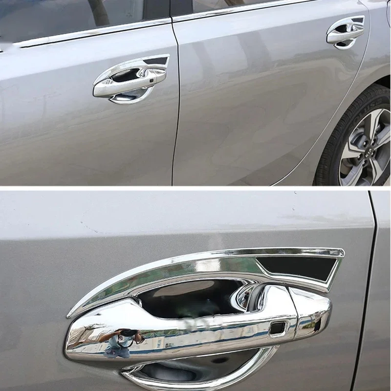 LHD RHD For Kia Cerato Forte K3 2019-2021 ABS chrome silver Car Side Door Rearview Mirror Frame front rear Fog Light Lamp Cover