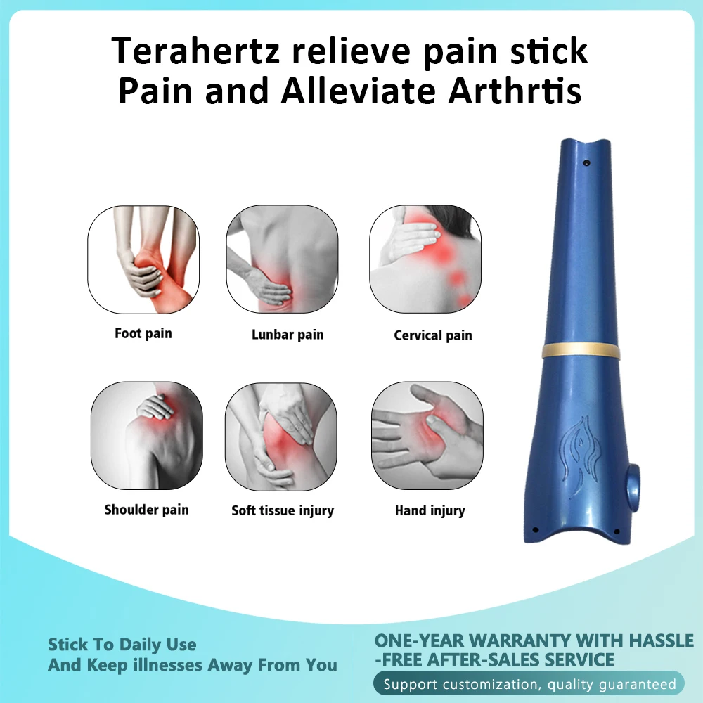 Upgraded 1200W Terahertz Pain Relief Infrared Wand Home Activated Cell Instrument Terahertz Blower Meridian Therapy Device
