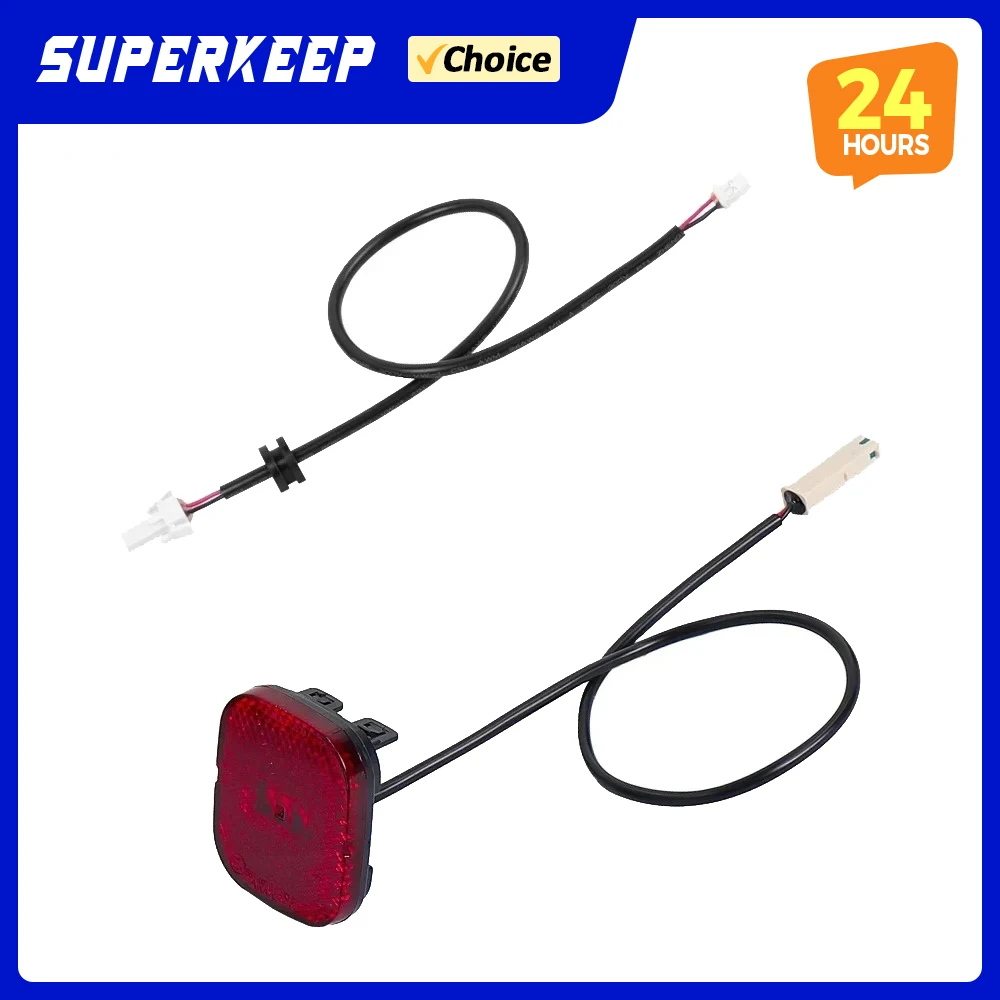 Luz trasera LED de freno, cable de batería para Ninebot By Segway Max G2, luz trasera para scooter eléctrico G2, piezas de repuesto.