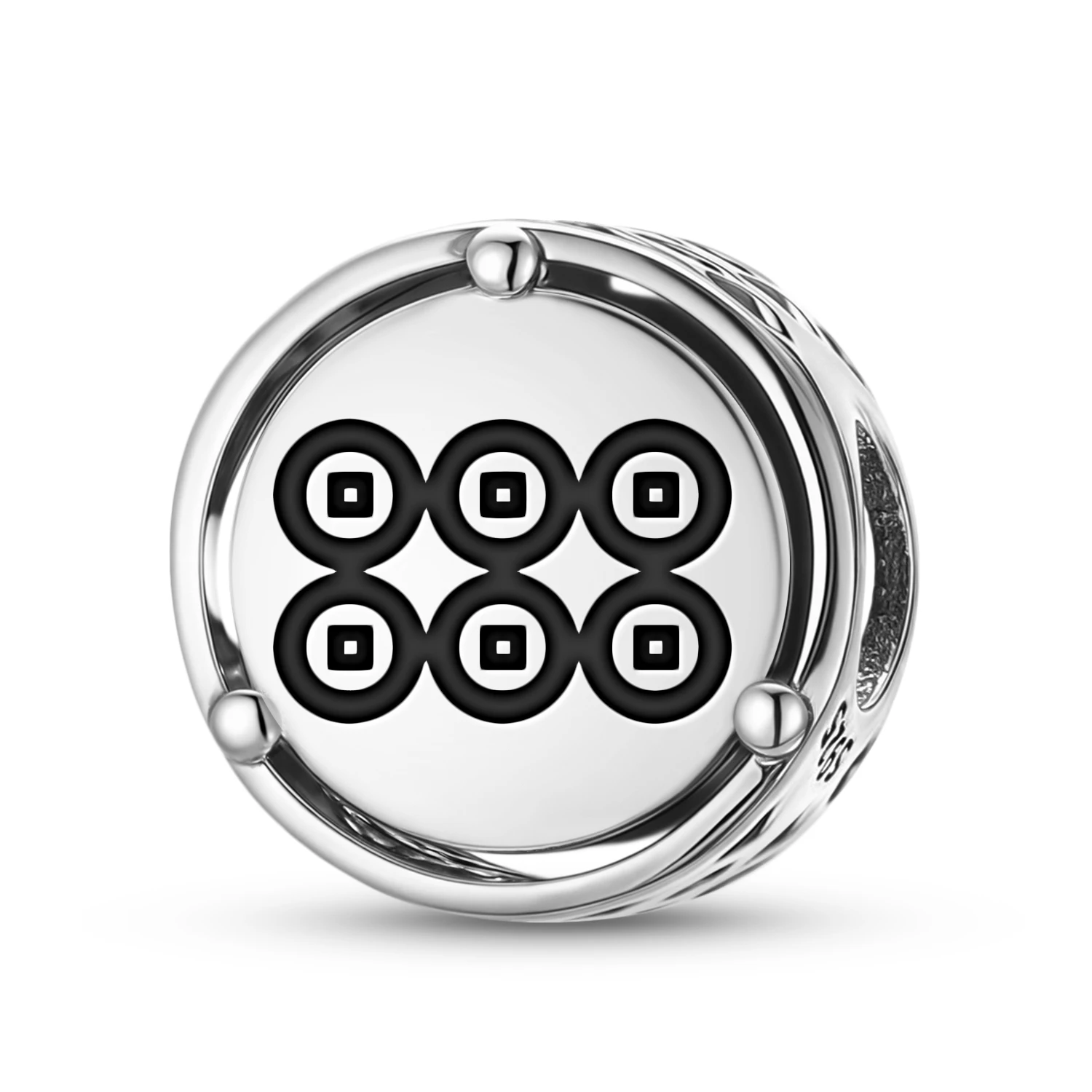 

Japanese Sanada Yukimura 925 Sterling Silver Symbol Charm Fit Original Bracelet Diy Jewelry Accessories Family Bead