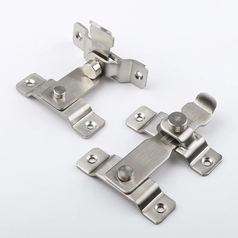 

2 шт., дверные болты из нержавеющей стали, противоугонная защелка, держатель пряжки, застежки, петли, штифт с винтом