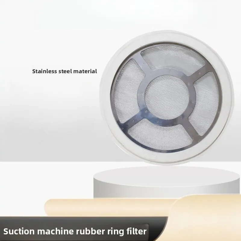 Suction Machine Rubber Ring Filter Screen 265MM Stainless Steel Mesh Rubber Ring Filter Sealing Ring Screen Plastic Auxiliary