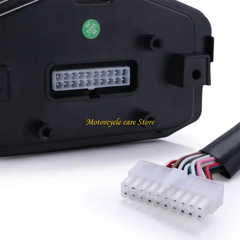U75F Multifunction LED Motorcycle Real Time Speed Gear Display Speedometer Easy Installation Waterproof